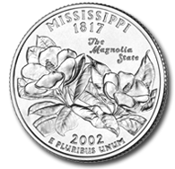 Mississippi State Quarter (Reverse)