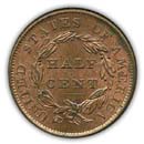 Classic Head Half Cent (Reverse)