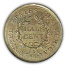 Draped Bust Half Cent (Reverse)