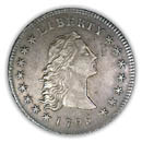 Flowing Hair Half Dime (Obverse)